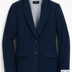 J.Crew Boyfriend Blazer in Blue English Wool